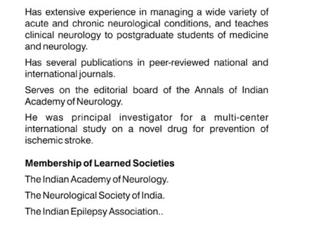 Dr. S. Dinesh Nayak  Sr. Consultant Epilepsy Neurosurgery India