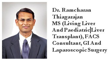 Dr. Ramcharan Thiagarajan  Liver Transplant Surgeon, India